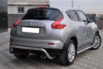 Nissan Juke 2010–2019 Sānu trubas Ø60 (2 gab., nerūsējošais tērauds) foto 4