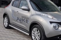 Nissan Juke 2010–2019 Sānu trubas Ø60 (2 gab., nerūsējošais tērauds) foto 1