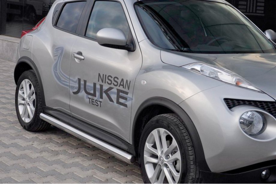 Nissan Juke 2010–2019 Sānu trubas Ø60 (2 gab., nerūsējošais tērauds) Image