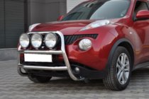 Nissan Juke 2010–2019 Priekšējais bullbārs WT018 (nerūsējošais tērauds) foto 5