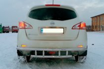 Nissan Murano 2008–2014 Aizmugurējā aizsargbāka AK (nerūsējošais tērauds) foto 2
