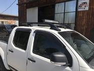 Nissan Navara 2006–2015 Jumta reliņi ar šķērssijām (2 gab., melni) foto 5