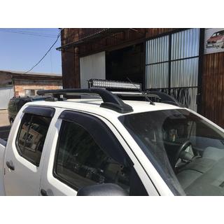 Jumta reliņi ar šķērssijām (2 gab., melni) Nissan Navara 2006–2015 foto 3