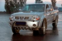 Nissan NP300 1999–2015 Priekšējais aizsargstienis WT002 (nerūsējošais tērauds) foto 1