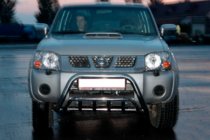 Nissan NP300 1999–2015 Priekšējais aizsargstienis WT002 (nerūsējošais tērauds) foto 2