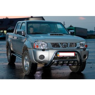 Priekšējais aizsargstienis WT002 (nerūsējošais tērauds) Nissan NP300 1999–2015 foto 3