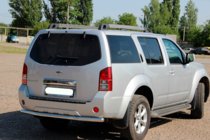 Nissan Pathfinder R51 2005–2014 Aizmugurējais aizsargstienis AK002 (nerūsējošais tērauds) foto 3