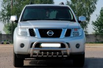 Nissan Navara 2006–2015 Priekšējais aizsargstienis WT008 (nerūsējošais tērauds) foto 3