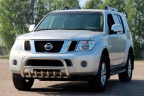 Nissan Pathfinder R51 2005–2014 Priekšējais aizsargstienis WT008 (nerūsējošais tērauds) foto 4