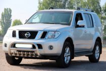 Nissan Pathfinder R51 2005–2014 Priekšējais aizsargstienis WT008 (nerūsējošais tērauds) foto 1