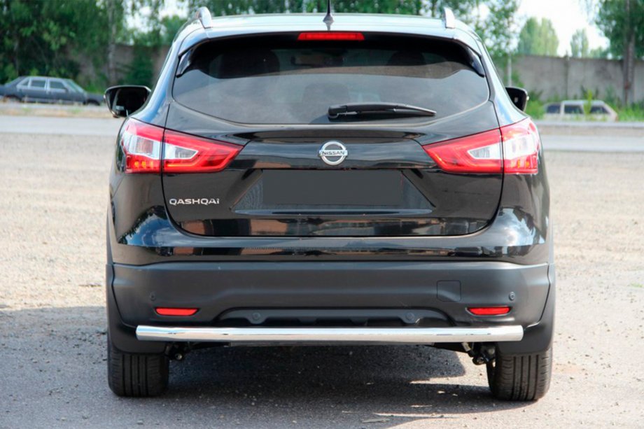 Nissan Qashqai 2014–2021 Aizmugurējais aizsargstienis AK002 (nerūsējošais tērauds) Image