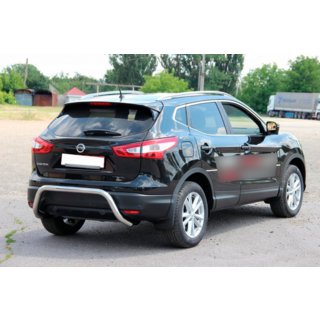 Aizmugurējais aizsargstienis AK007-1 (nerūsējošais tērauds) Nissan Qashqai 2014–2021 foto 1