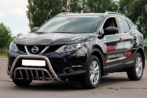 Nissan Qashqai 2014–2021 Priekšējais aizsargstienis WT002 (nerūsējošais tērauds) foto 2