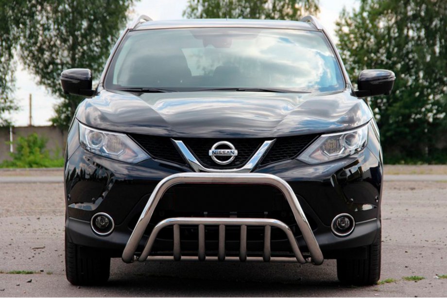 Nissan Qashqai 2014–2021 Priekšējais aizsargstienis WT002 (nerūsējošais tērauds) Image