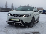 Nissan Qashqai 2014–2021 Priekšējais bullbar WT003 (nerūsējošais tērauds) foto 3