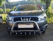 Nissan Qashqai 2014–2021 Priekšējais bullbar WT003 (nerūsējošais tērauds) foto 6