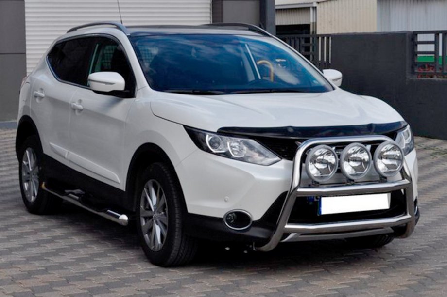 Nissan Qashqai 2014–2021 Priekšējais bullbārs WT018 (nerūsējošais tērauds) Image