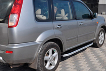 Nissan X-trail T30 2002–2007 Sānu pakāpieni Fullmond (2 gab., alumīnijs) foto 4