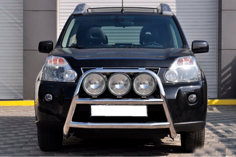 Nissan X-trail T31 2007–2014 Priekšējais aizsargstienis WT018 (nerūsējošais tērauds) Foto 1