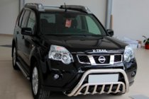 Nissan X-trail T31 2007–2014 Priekšējais aizsargstienis WT002 (nerūsējošais tērauds) foto 5