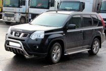Nissan X-trail T31 2007–2014 Priekšējais aizsargstienis WT002 (nerūsējošais tērauds) foto 3