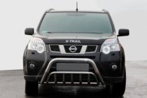 Nissan X-trail T31 2007–2014 Priekšējais aizsargstienis WT002 (nerūsējošais tērauds) foto 1