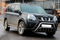 Nissan X-trail T31 2007–2014 Priekšējais aizsargstienis WT002 (nerūsējošais tērauds) foto 2