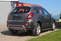Opel Antara 2006–2017 Aizmugures aizsargstienis AK007-1 (nerūsējošais tērauds) foto 2
