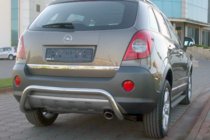 Opel Antara 2006–2017 Aizmugures aizsargstienis AK007-1 (nerūsējošais tērauds) foto 1