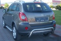 Opel Antara 2006–2017 Aizmugures aizsargstienis AK007-1 (nerūsējošais tērauds) foto 3
