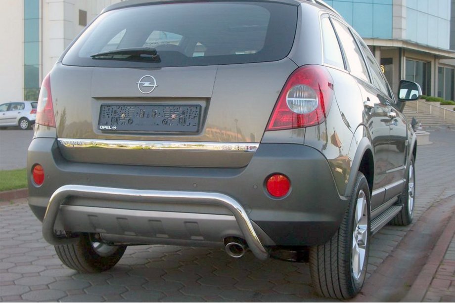 Opel Antara 2006–2017 Aizmugures aizsargstienis AK007-1 (nerūsējošais tērauds) Image