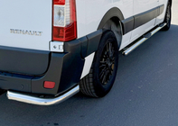 Renault Master 2011–2023 Sānu sliekšņu caurules BB002 (2 gab., nerūsējošais tērauds) foto 7