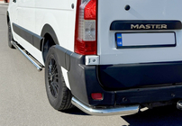 Renault Master 2011–2023 Sānu sliekšņu caurules BB002 (2 gab., nerūsējošais tērauds) foto 8