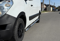 Nissan NV400 2010–2024 Sānu sliekšņu caurules BB002 (2 gab., nerūsējošais tērauds) foto 4