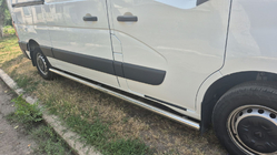 Nissan NV400 2010–2024 Sānu sliekšņu caurules BB002 (2 gab., nerūsējošais tērauds) foto 5