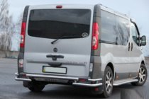 Nissan Primastar 2002–2014 Aizmugurējais aizsargstienis AK-Special (nerūsējošais tērauds) foto 2
