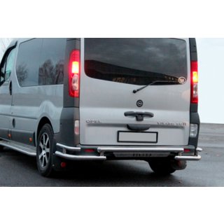 Aizmugurējais aizsargstienis AK-Special (nerūsējošais tērauds) Nissan Primastar 2002–2014 foto 1