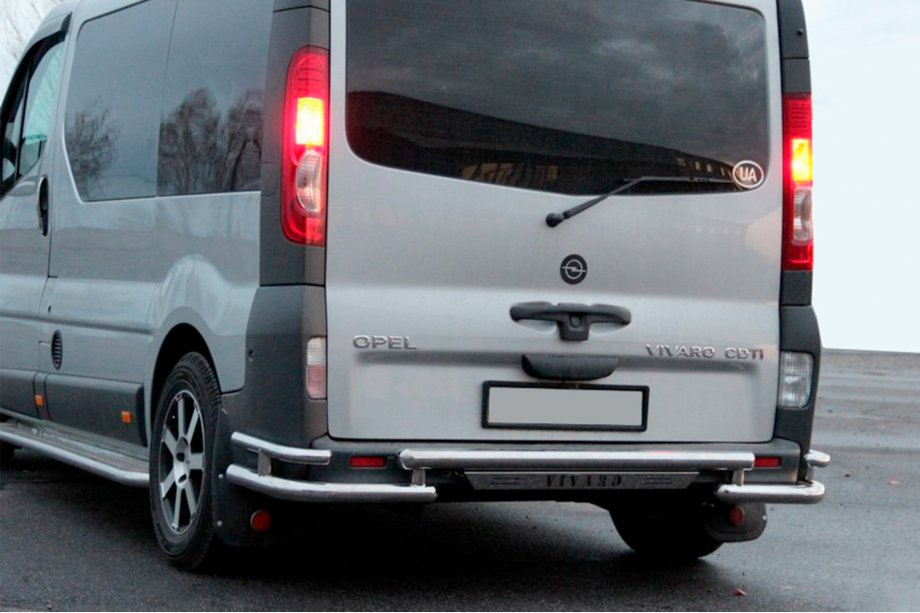 Nissan Primastar 2002–2014 Aizmugurējais aizsargstienis AK-Special (nerūsējošais tērauds) Image