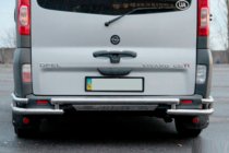 Opel Vivaro 2001–2015 Aizmugurējais aizsargstienis AK-Special (nerūsējošais tērauds) foto 3
