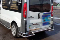 Renault Trafic 2001–2015 Aizmugurējais aizsargstienis AK-Special (nerūsējošais tērauds) foto 1