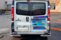 Renault Trafic 2001–2015 Aizmugurējais aizsargstienis AK-Special (nerūsējošais tērauds) foto 2