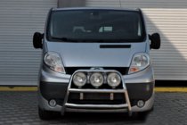 Renault Trafic 2001–2015 Bullbārs WT018 (nerūsējošais tērauds) foto 3