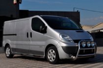 Renault Trafic 2001–2015 Bullbārs WT018 (nerūsējošais tērauds) foto 2