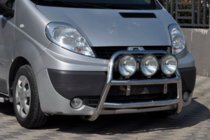 Renault Trafic 2001–2015 Bullbārs WT018 (nerūsējošais tērauds) foto 4