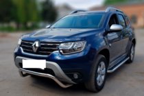 Renault Duster 2008–2017 Priekšējais aizsargstienis (bullbar) ST011 (nerūsējošais tērauds) foto 3