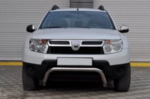 Renault Duster 2008–2017 Priekšējais aizsargstienis (bullbar) ST011 (nerūsējošais tērauds) foto 1