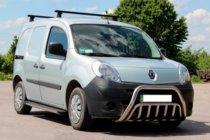 Renault Kangoo 2008–2020 Priekšējais bullbar WT002 (nerūsējošais tērauds) foto 2