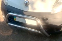 Renault Kangoo 2008–2020 Priekšējais bullbar WT002 (nerūsējošais tērauds) foto 3