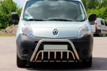 Renault Kangoo 2008–2020 Priekšējais bullbar WT002 (nerūsējošais tērauds) foto 1