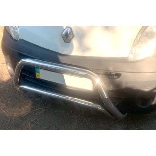 Priekšējais bullbar WT002 (nerūsējošais tērauds) foto 3